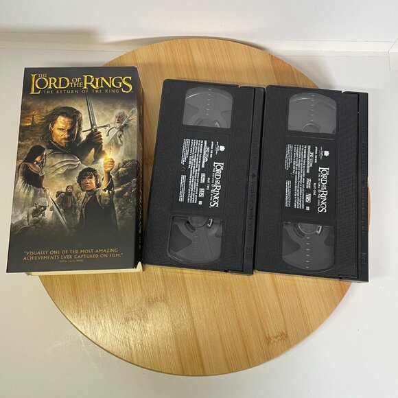 The Lord of The Rings Trilogy VHS Complete 4 Tape Set - Picture 5 of 5